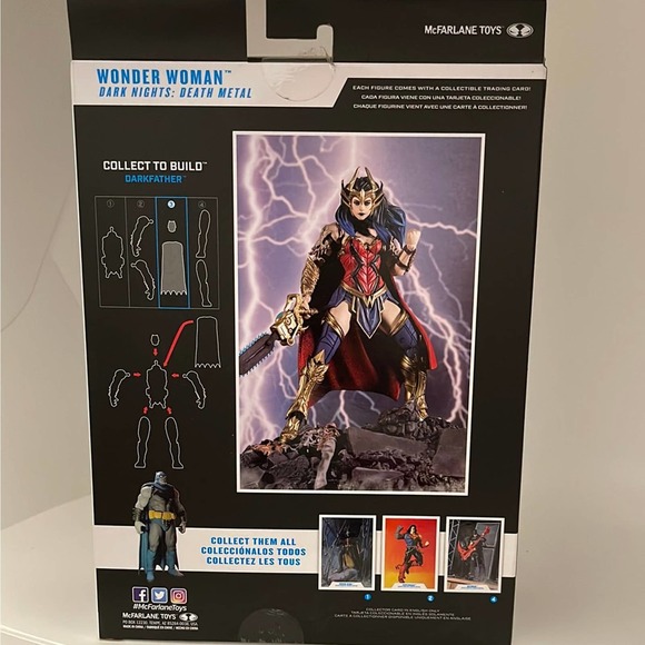 DC Multiverse Endless Winter Death Metal Wonder Woman Variant Action Figure - Picture 4 of 4
